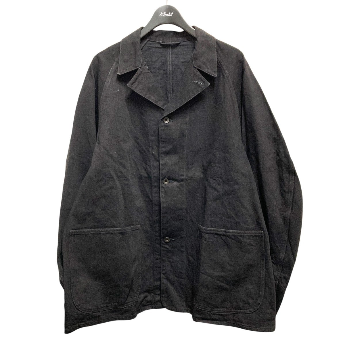 COMOLI(コモリ) 25AWブラックデニム ワークジャケットC03 01002 C03