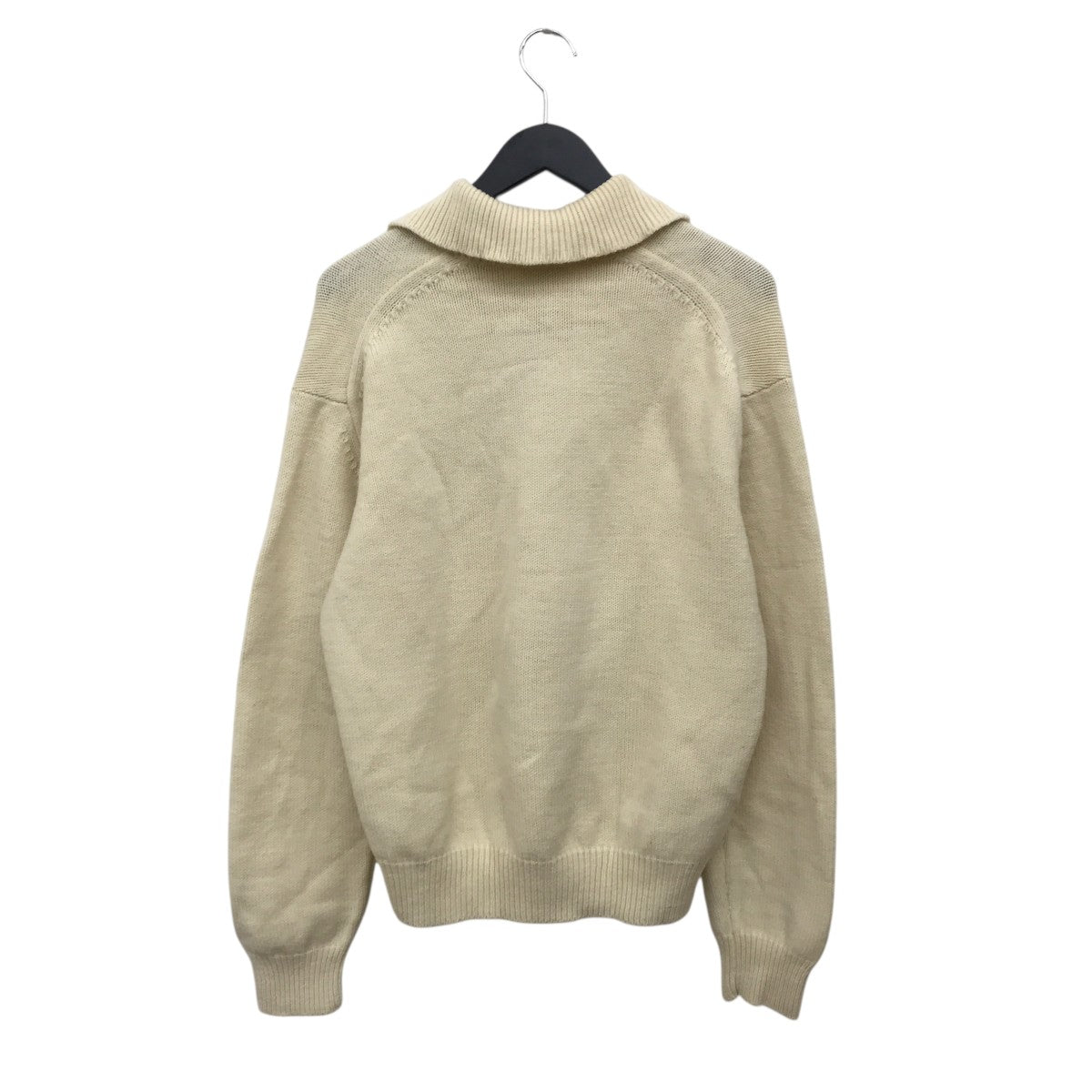 HARD TWIST MERINO KNIT BIG POLOセーターA9AP01FT