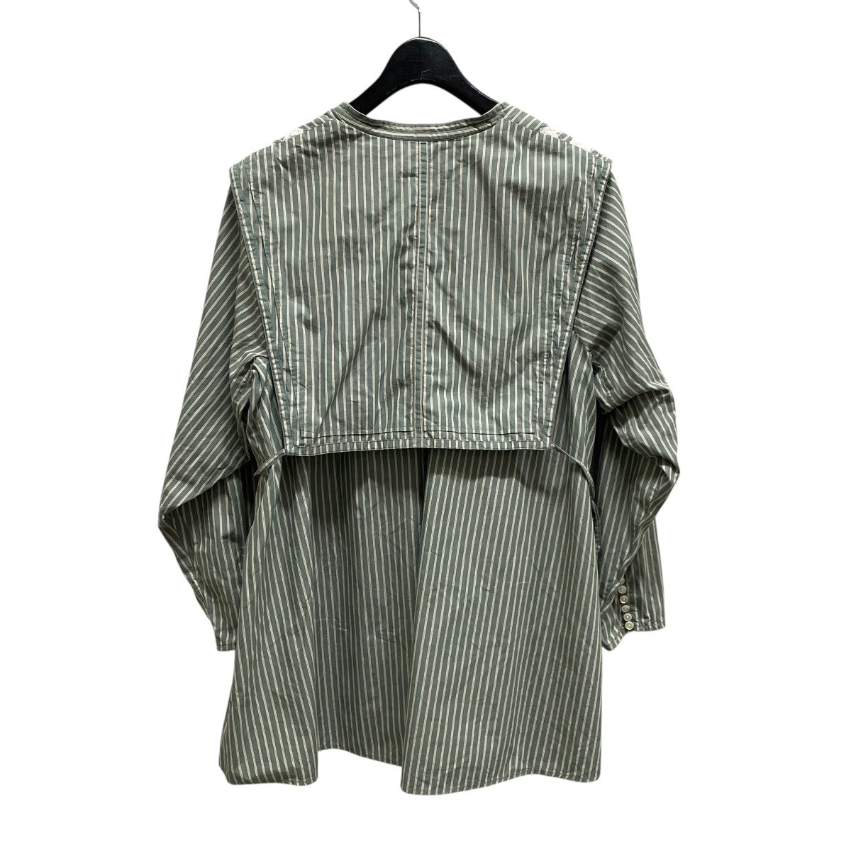 ストライプ長袖ブラウス3820122KG1S