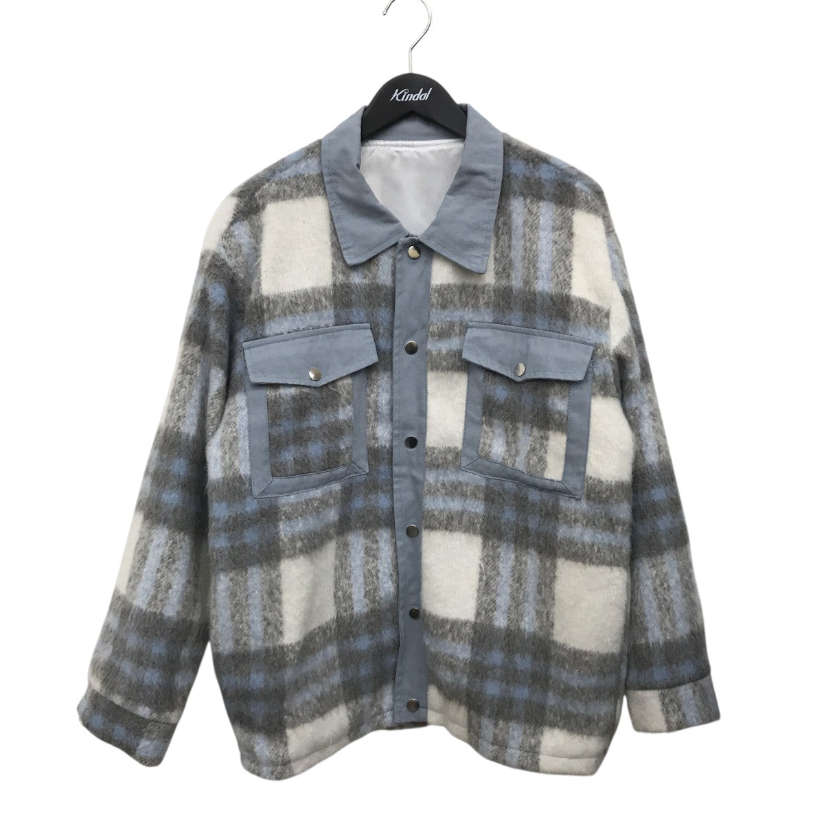 A.subjjject mohair check jacketジャケット 古着・中古-1枚目のアイテム画像