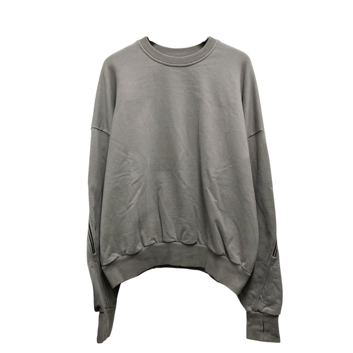 ROTOL(ロトル) TRANSFORM CREW NECK SWEATジップデザインスウェット