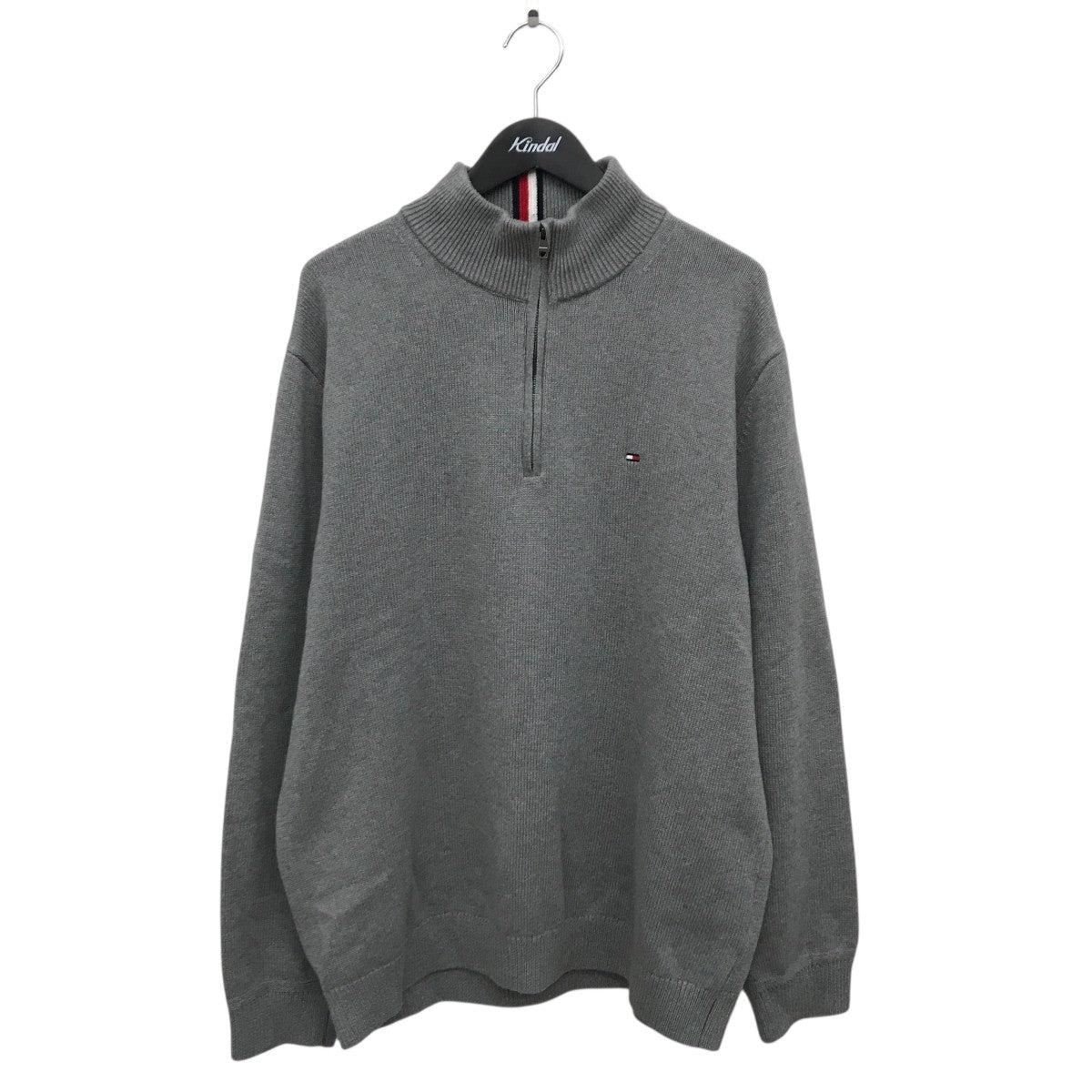 TOMMY HILFIGER ハーフジップニットXM05603 古着・中古-1枚目のアイテム画像