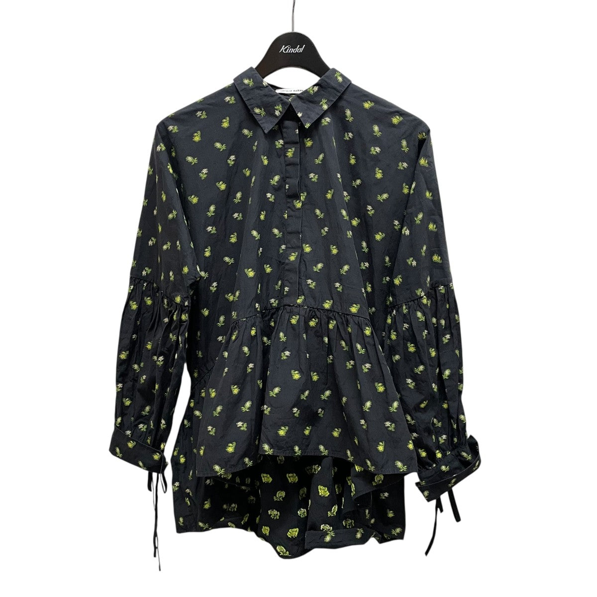 Cecilie Bahnsen(セシリーバンセン) cotton shirt花柄ブラウス 
