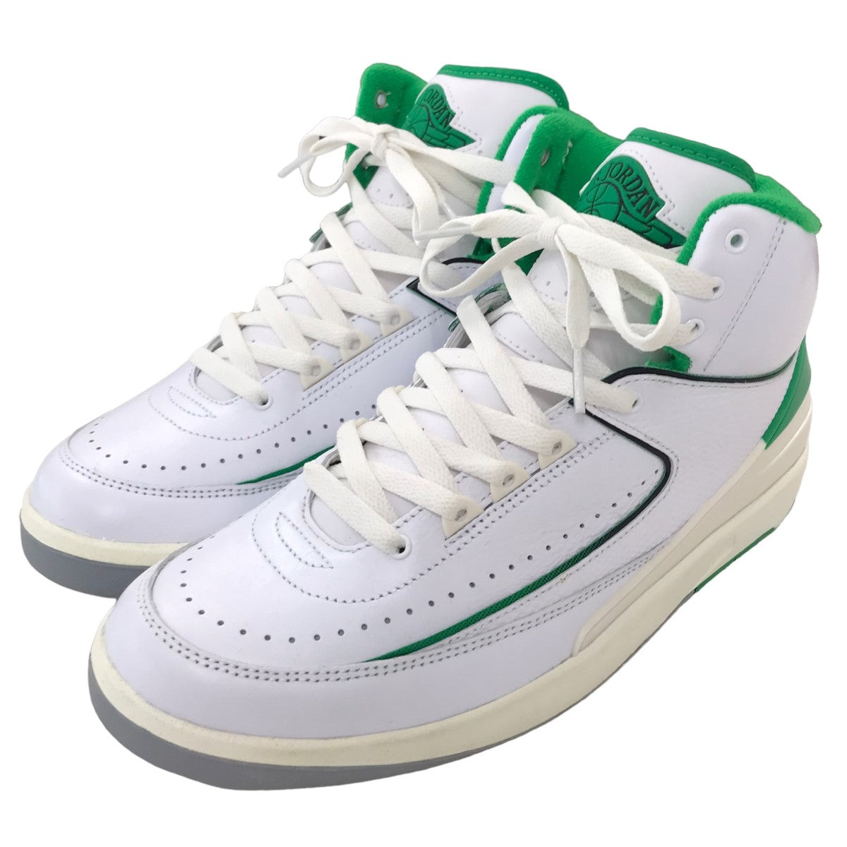 NIKE(ナイキ) 「AIR JORDAN2 RETRO」ハイカットスニーカー【値下げ】 DR8884-103 ホワイト×ラッキーグリーン サイズ  16｜【公式】カインドオルオンライン ブランド古着・中古通販【kindal】