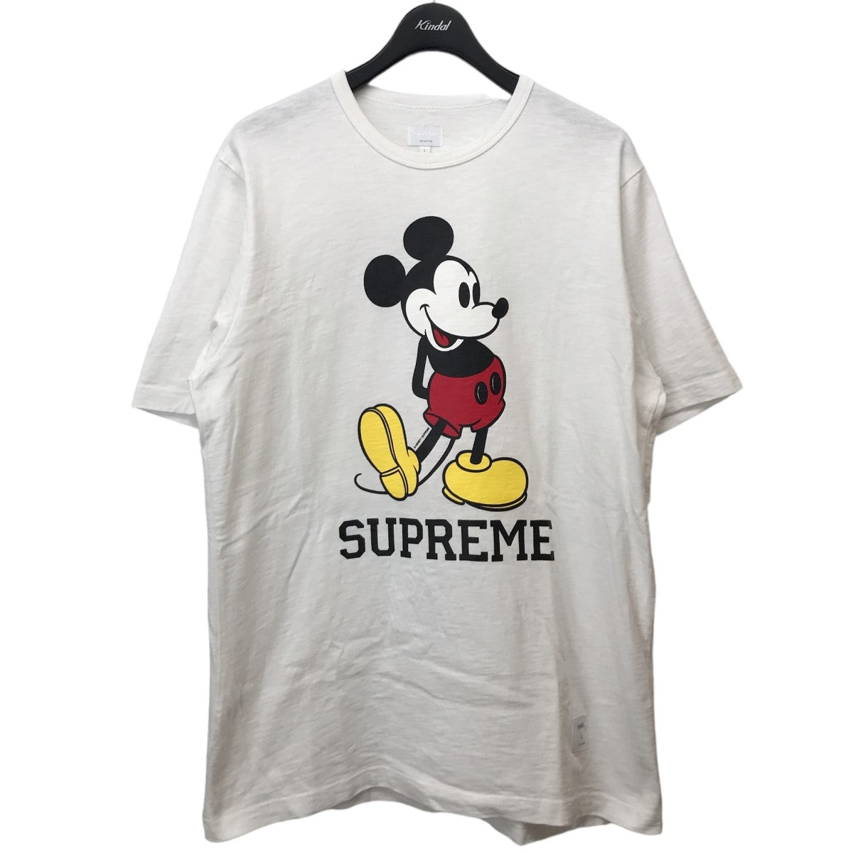 Supreme×DISNEY 09AW「Mickey Mouse Tee」ミッキーマウスTシャツ 