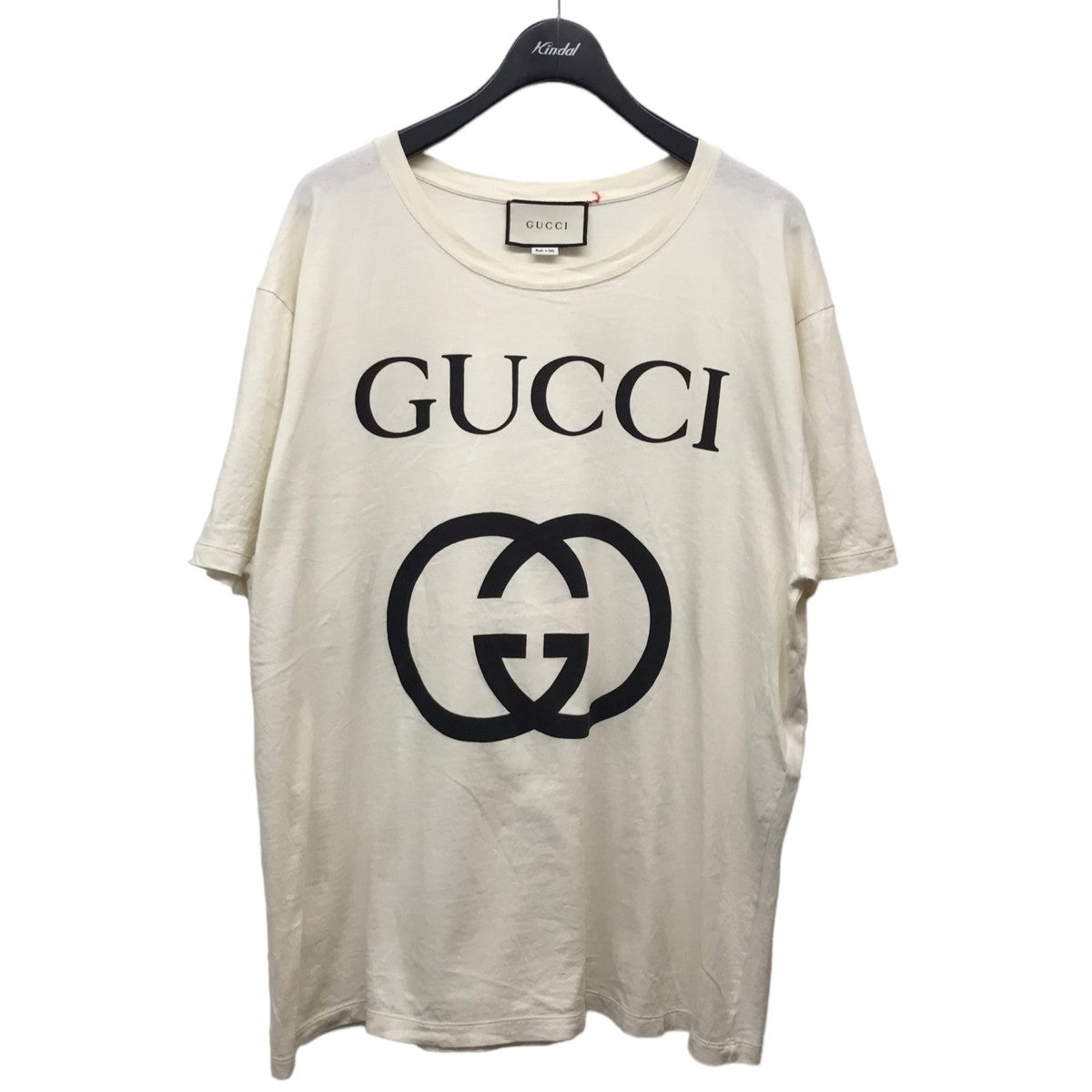 GUCCI(グッチ) インターロッキングG Tシャツ493117 493117 ベージュ サイズ XL｜【公式】カインドオルオンライン  ブランド古着・中古通販【kindal】