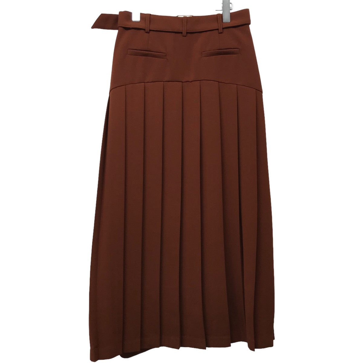 Ameri VINTAGE(アメリ ヴィンテージ) 「BACK PLEATS SKIRT」バックプリーツスカート 0181920600 ブラウン  サイズ M｜【公式】カインドオルオンライン ブランド古着・中古通販【kindal】