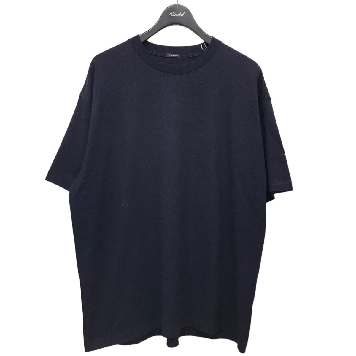 人気SALE定番人気COMOLI コモリ 空紡天竺半袖Tシャツ　23SS ネイビー　サイズ 4 トップス
