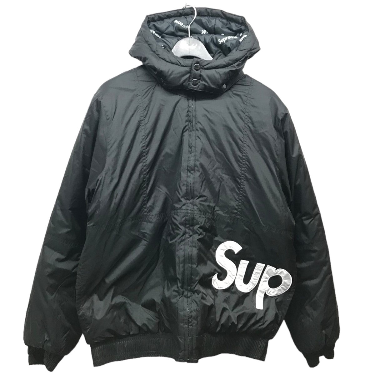 SUPREME(シュプリーム) 16AW｢Sideline Side Logo Parka｣サイドラインサイドロゴパーカー ブラック サイズ  S｜【公式】カインドオルオンライン ブランド古着・中古通販【kindal】