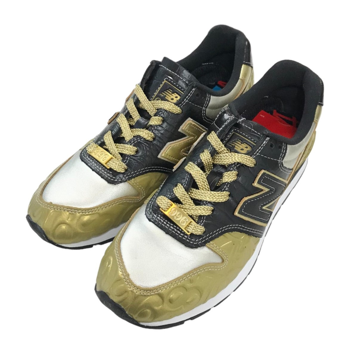 FRANCK MULLER×NEW BALANCE 「CM996FMG」スニーカー ゴールド×ブラック サイズ  25．5cm｜【公式】カインドオルオンライン ブランド古着・中古通販【kindal】