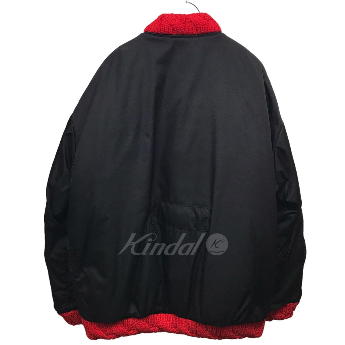 PRADA Re-Nylonニットボンバージャケット 古着・中古-2枚目のアイテム画像