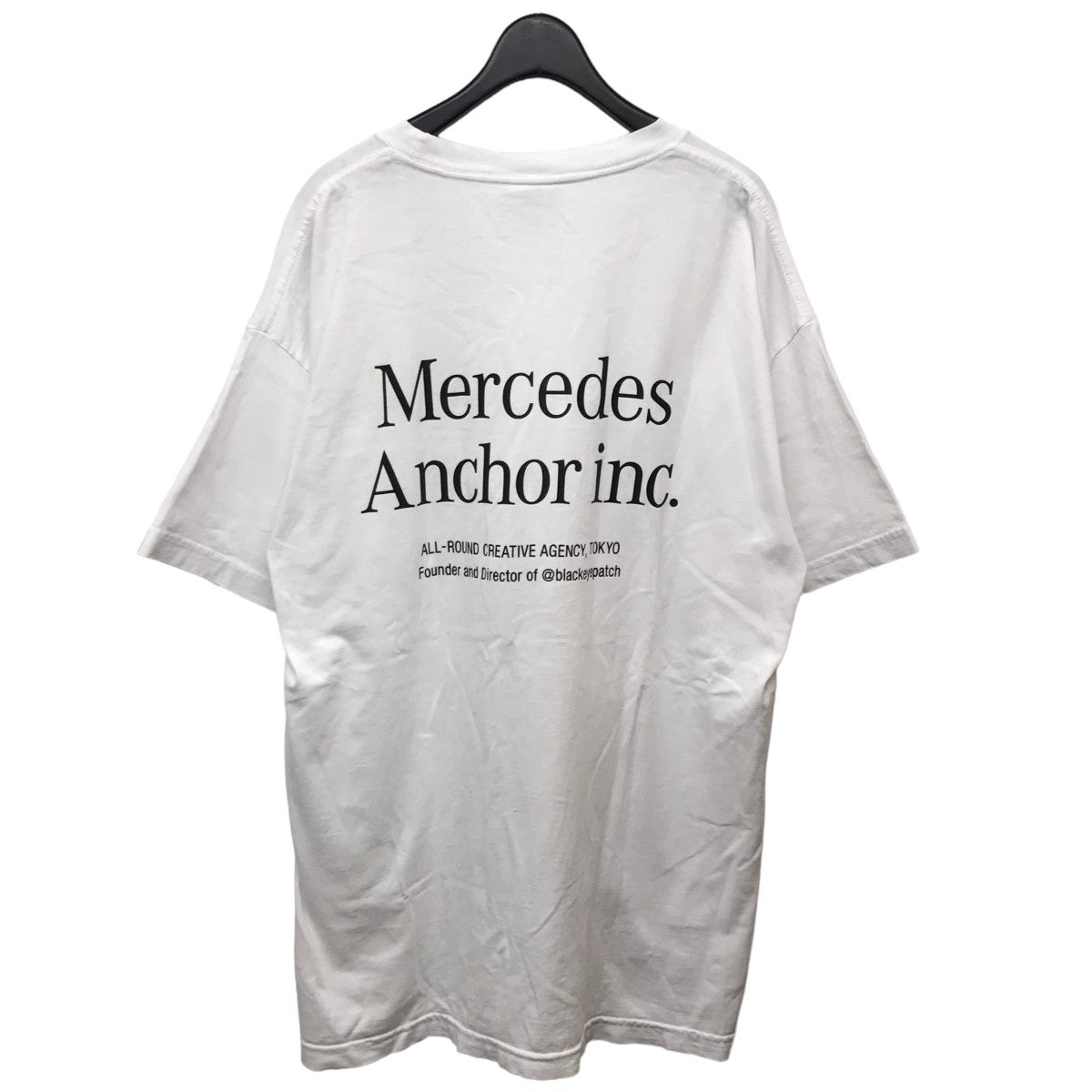 Mercedes Anchor inc．(メルセデスアンカーインク) 「Pocket Tee」ロゴプリントポケットTシャツ ホワイト サイズ  13｜【公式】カインドオルオンライン ブランド古着・中古通販【kindal】