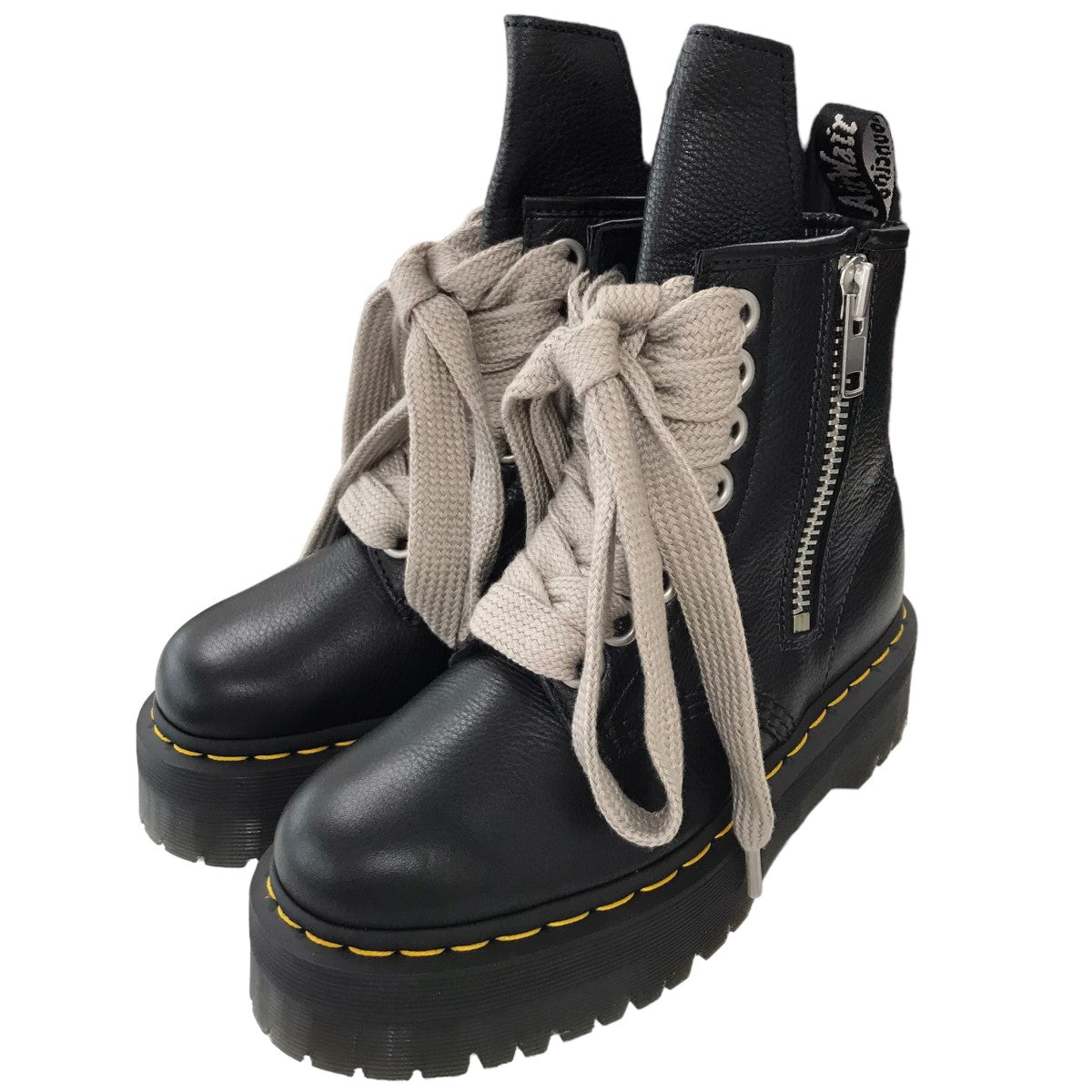 Rick Owens×Dr Martens 「1460 QUAD RO」8ホールブーツ ブラック ...