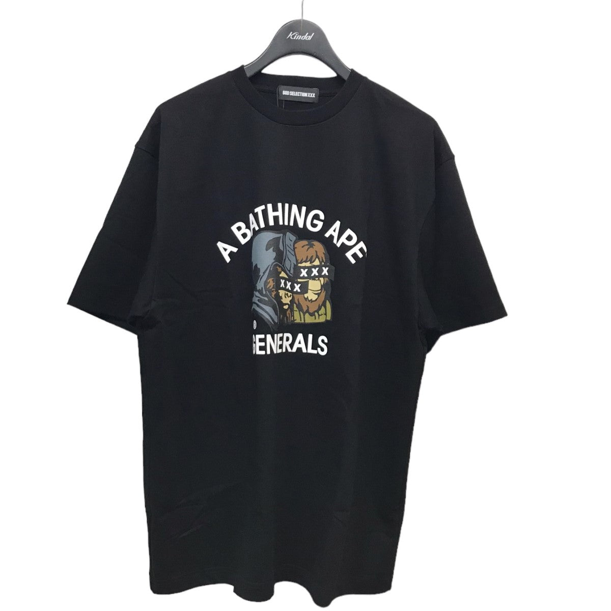 GOD SELECTION XXX×A BATHING APE 「GENERAL TEE」プリントTシャツ GX-A24-BAST-06  GX-A24-BAST-06 ブラック サイズ L｜【公式】カインドオルオンライン ブランド古着・中古通販【kindal】