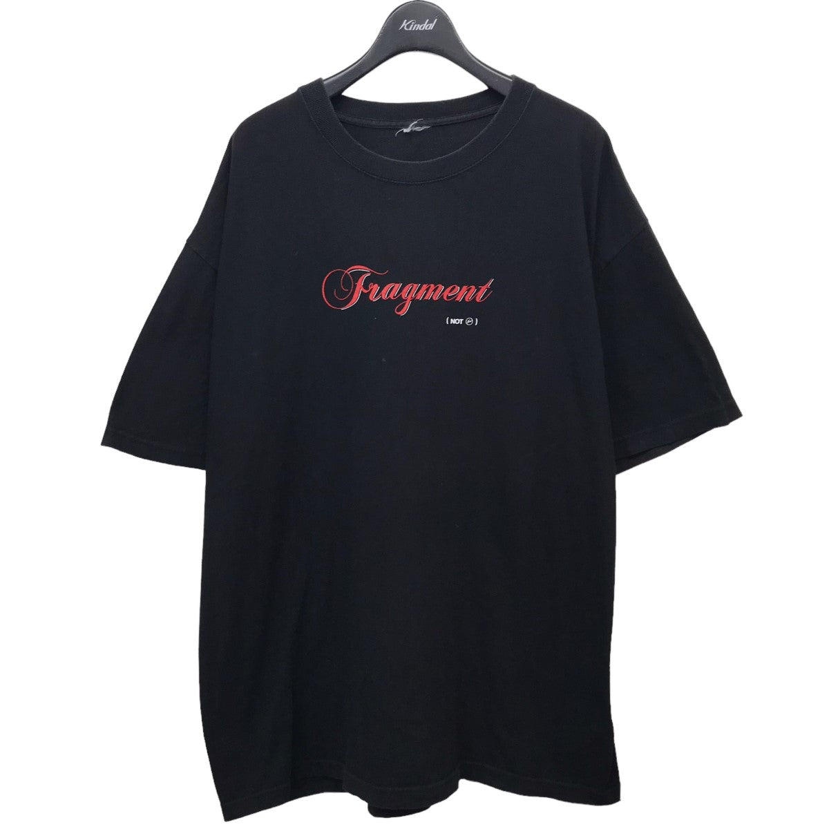 sacai×Fragment Design 19SS「NOT SACAI T-SHIRT」ロゴプリントTシャツ 19-02024M ブラック サイズ  17｜【公式】カインドオルオンライン ブランド古着・中古通販【kindal】
