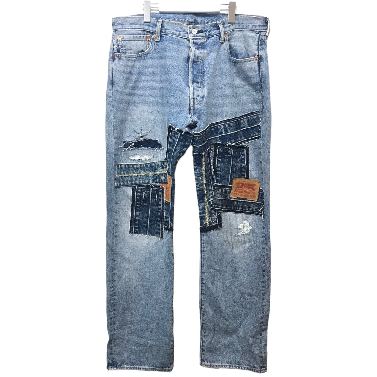 LEVI'S PReMIUM(リーバイスプレミアム) 【BIRTHDAY COLLECTION501】パッチワークデニムパンツ4515044411  4515044411 インディゴ サイズ 16｜【公式】カインドオルオンライン ブランド古着・中古通販【kindal】