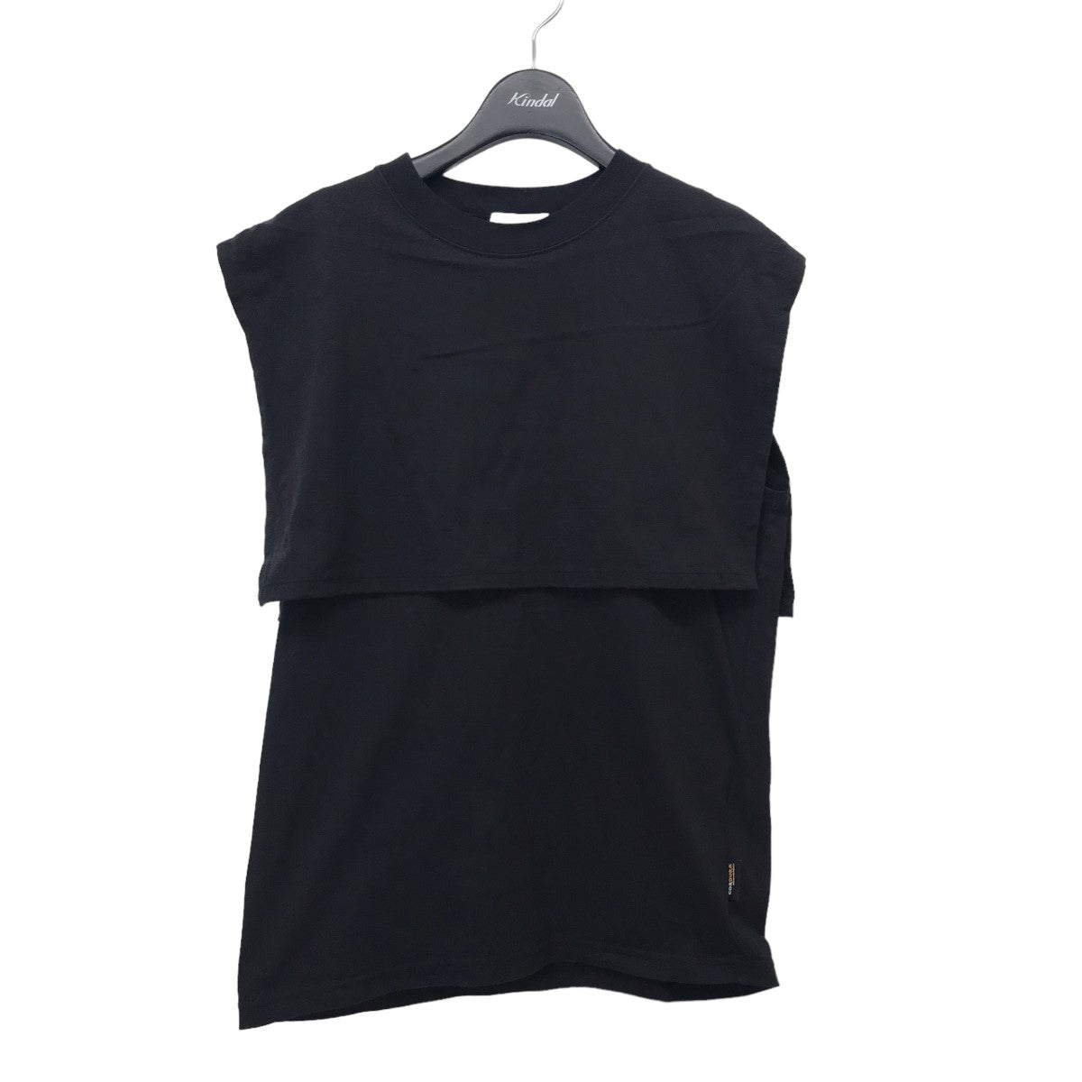 HYKE(ハイク) 「CORDURA SLEEVELESS TEE」コーデュラスリーブレスTシャツ 231-12348 ブラック サイズ  S｜【公式】カインドオルオンライン ブランド古着・中古通販【kindal】