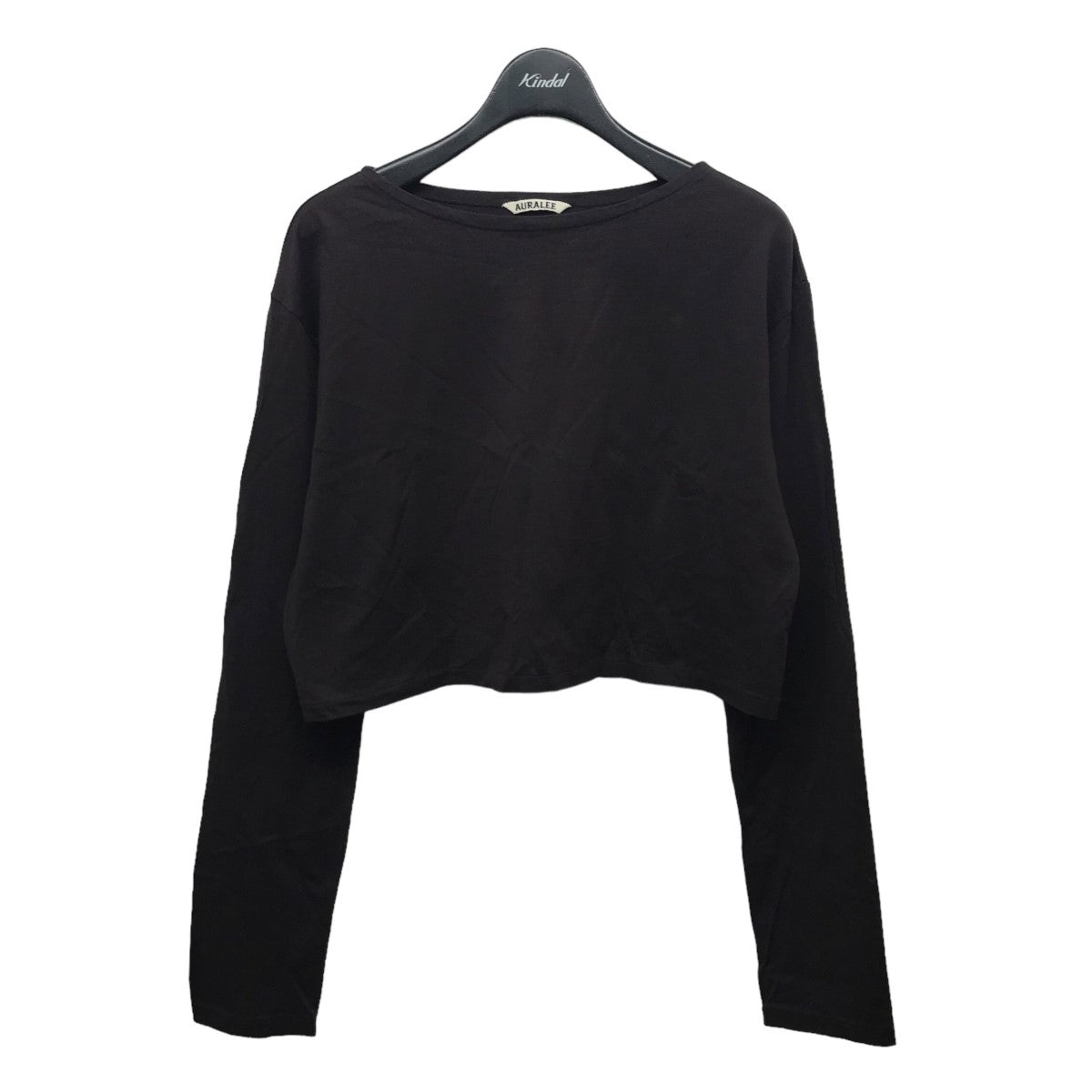 AURALEE(オーラリー) 23SS「ORGANIC CT JERSEY B／N L／S TEE」オーガニックコットンカットソー A23SB01RT  ブラウン サイズ 1｜【公式】カインドオルオンライン ブランド古着・中古通販【kindal】