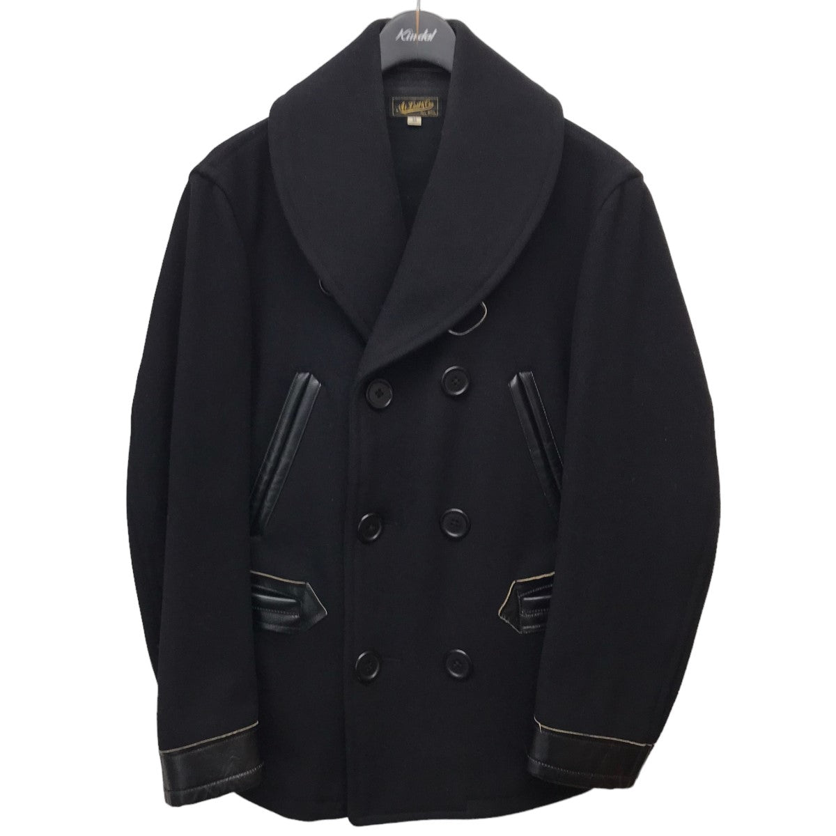 ATLAST & CO(アットラスト) 「RAILROAD-COAT」レイルロードコート ブラック サイズ:38 メンズ コート 中古・古着