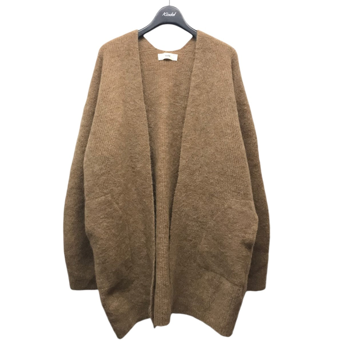 unfil(アンフィル) 【stretch superkid mohair cardigan 】ストレッチスーパーキッドモヘアカーディガン  WOFL-UW113 WOFL-UW113 ブラウン サイズ 1｜【公式】カインドオルオンライン ブランド古着・中古通販【kindal】