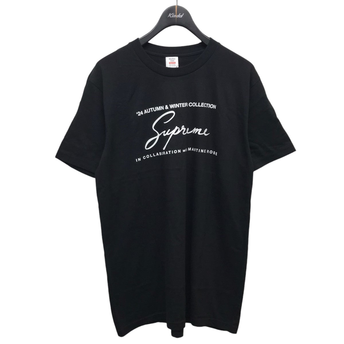 Supreme×Martin Rose 24AW「Martin Rose Tee」ロゴプリントTシャツ ブラック サイズ  M｜【公式】カインドオルオンライン ブランド古着・中古通販【kindal】