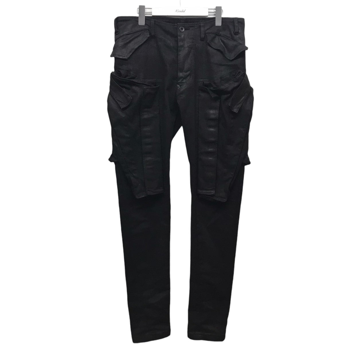 JULIUS×GORDINI 「Vertical Skinny Gasmask Cargo Pants」スキニーガスマスクカーゴパンツ  698PAM11 コーティングブラック サイズ 3｜【公式】カインドオルオンライン ブランド古着・中古通販【kindal】