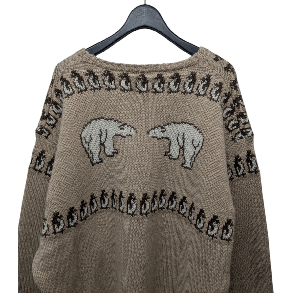 「40s ANIMAL JACQUARD ALPACA CREW SWEATER」アニマルジャガードアルパカクルーネックニット
