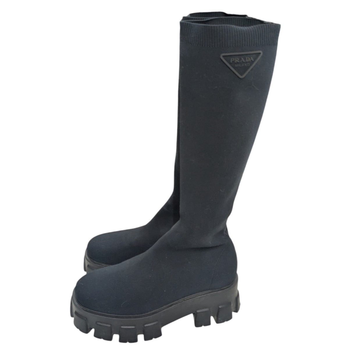 PRADA モノリスソックスブーツ 古着・中古-4枚目のアイテム画像