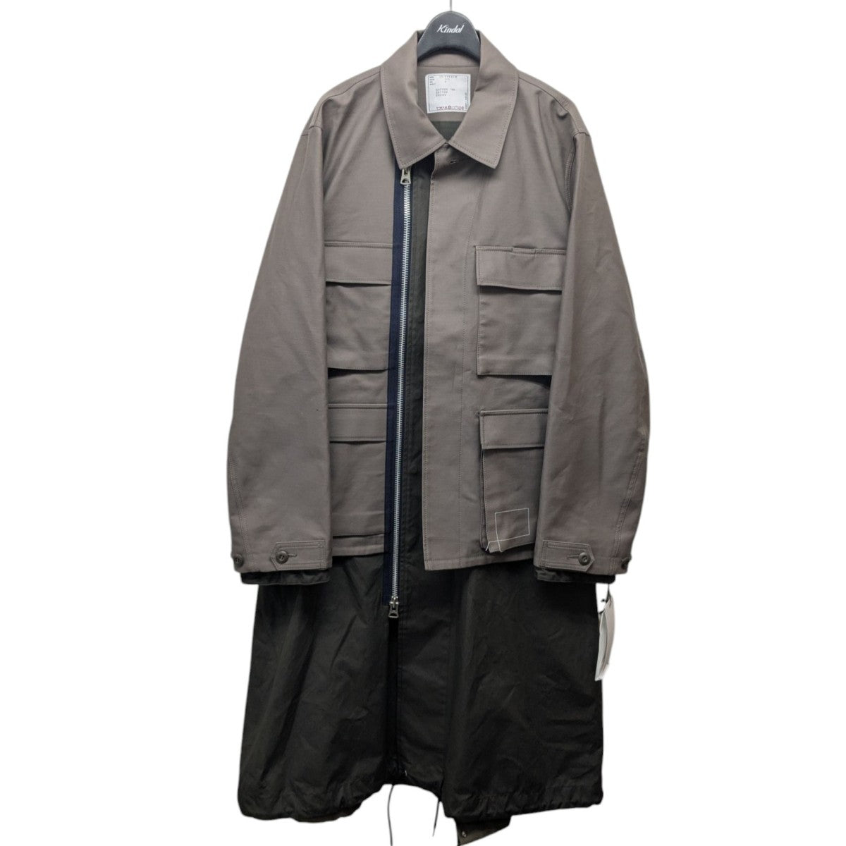 sacai×WTAPS 25SS「Cotton Back Satin COAT」コットンバックサテン 