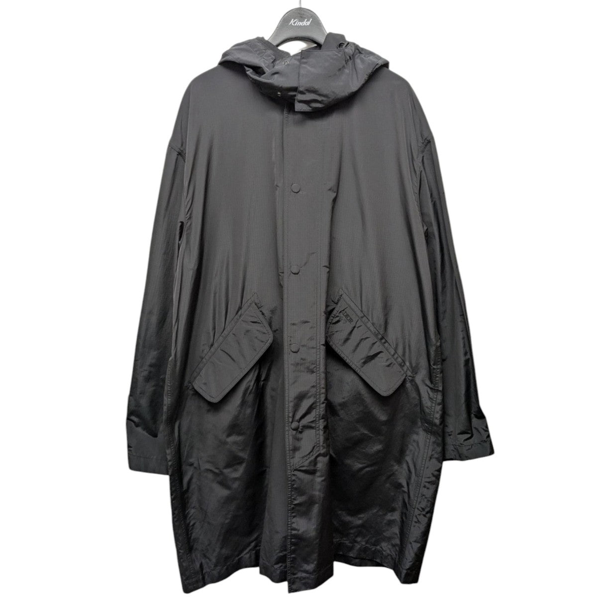 DIOR フード付ロングコート 213C307A4717 ブラック サイズ 44｜【公式 