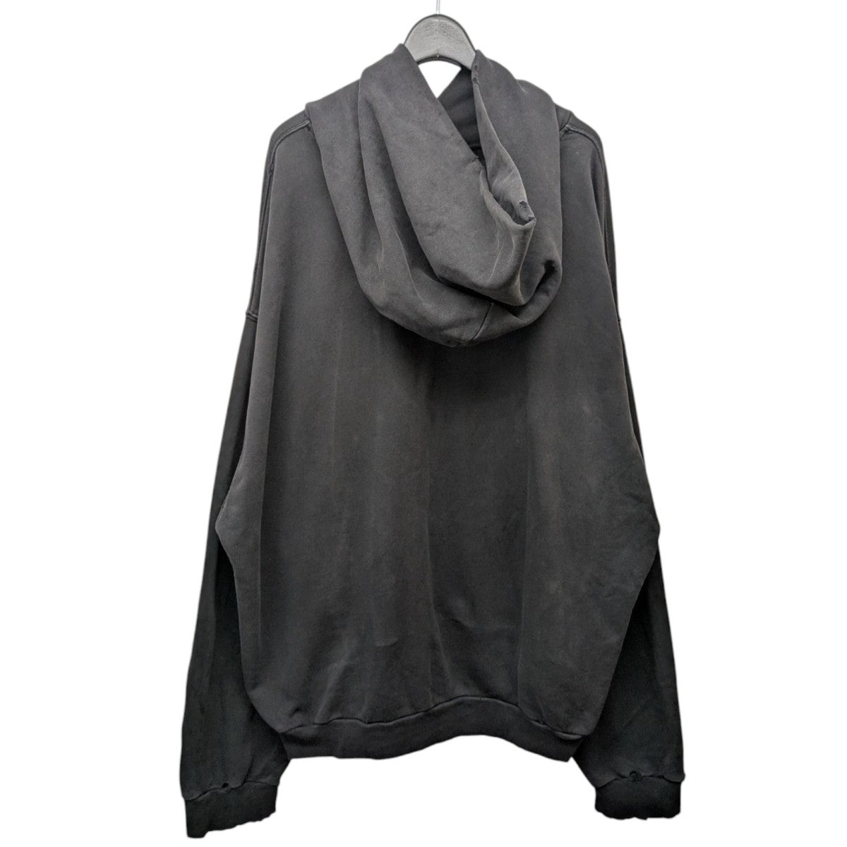 BALENCIAGA Be different デストロイ加工プルオーバーパーカー 古着・中古-2枚目のアイテム画像