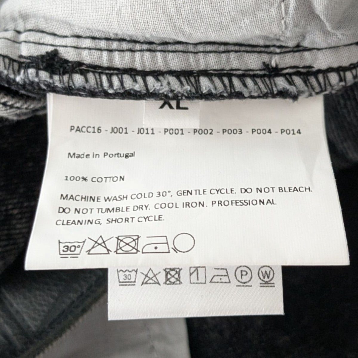 RASSVET ACID WASH CARPENTER WORK DENIMカーペンターデニムパンツPACC16P003 古着・中古-7枚目のアイテム画像
