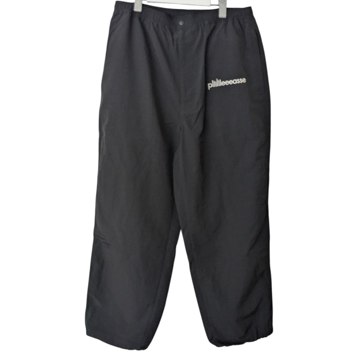 パンツ plllllleeeasse nylon track pants (BLACK) plllllleeeasse(プリーズ) Nylon Track Pantナイロントラック