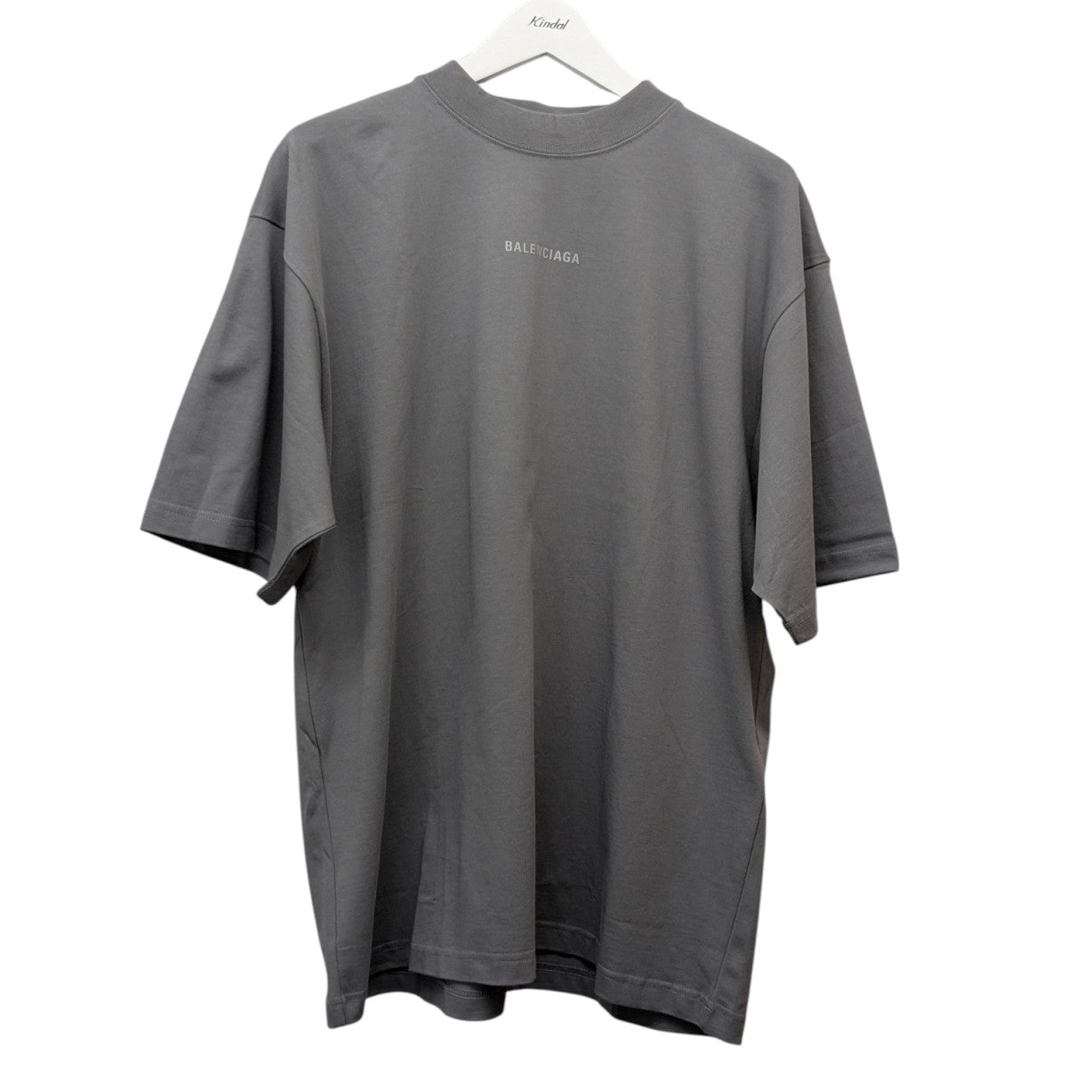 BALENCIAGA グレー ロゴ Tシャツ XS 中古・古着通販】BALENCIAGA (バレンシアガ) ロゴTシャツ グレー