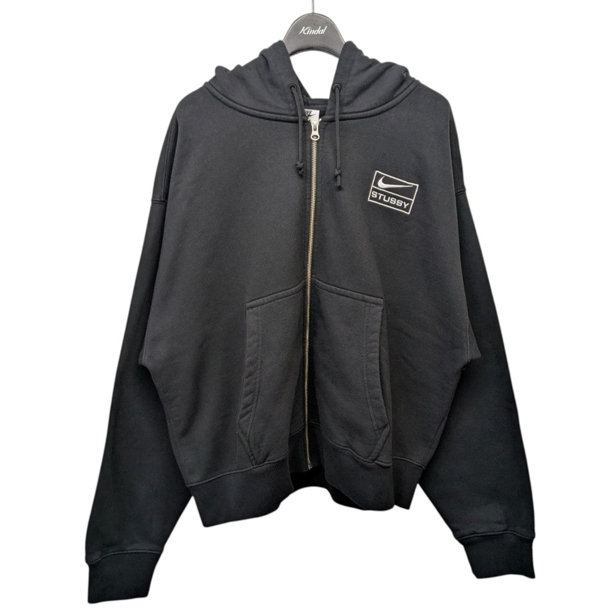 トップス Nike x Stussy Washed Fleece Hoodie Black Stussy x Nike Full-Zip Washed Fleece Hoodie Black