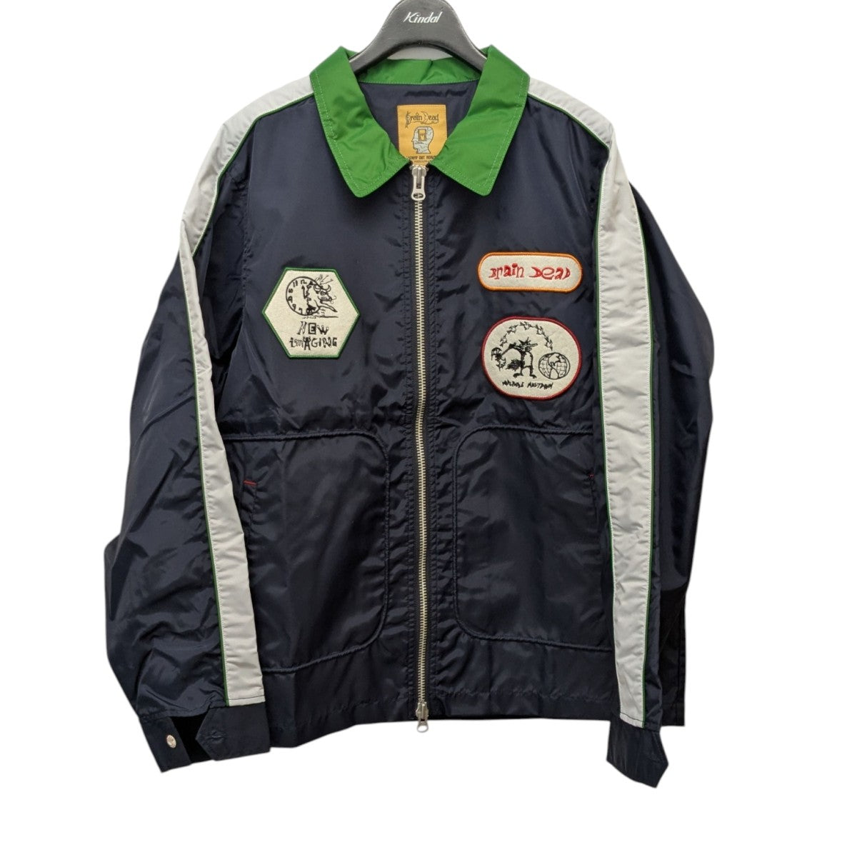 BRAIN DEAD(ブレインデッド) MELTDOWN RACING JACKETメルト