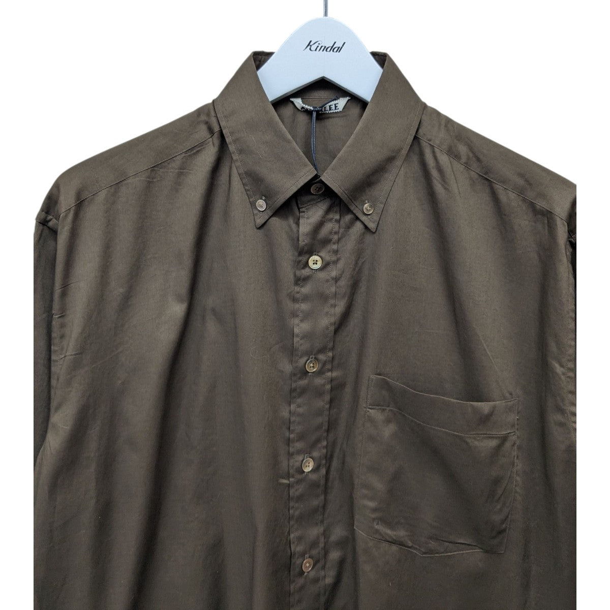 25SS「WASHED FINX TYPEWRITER BUTTON DOWN SHIRT」フィンクスコットンタイプライタークロスシャツ