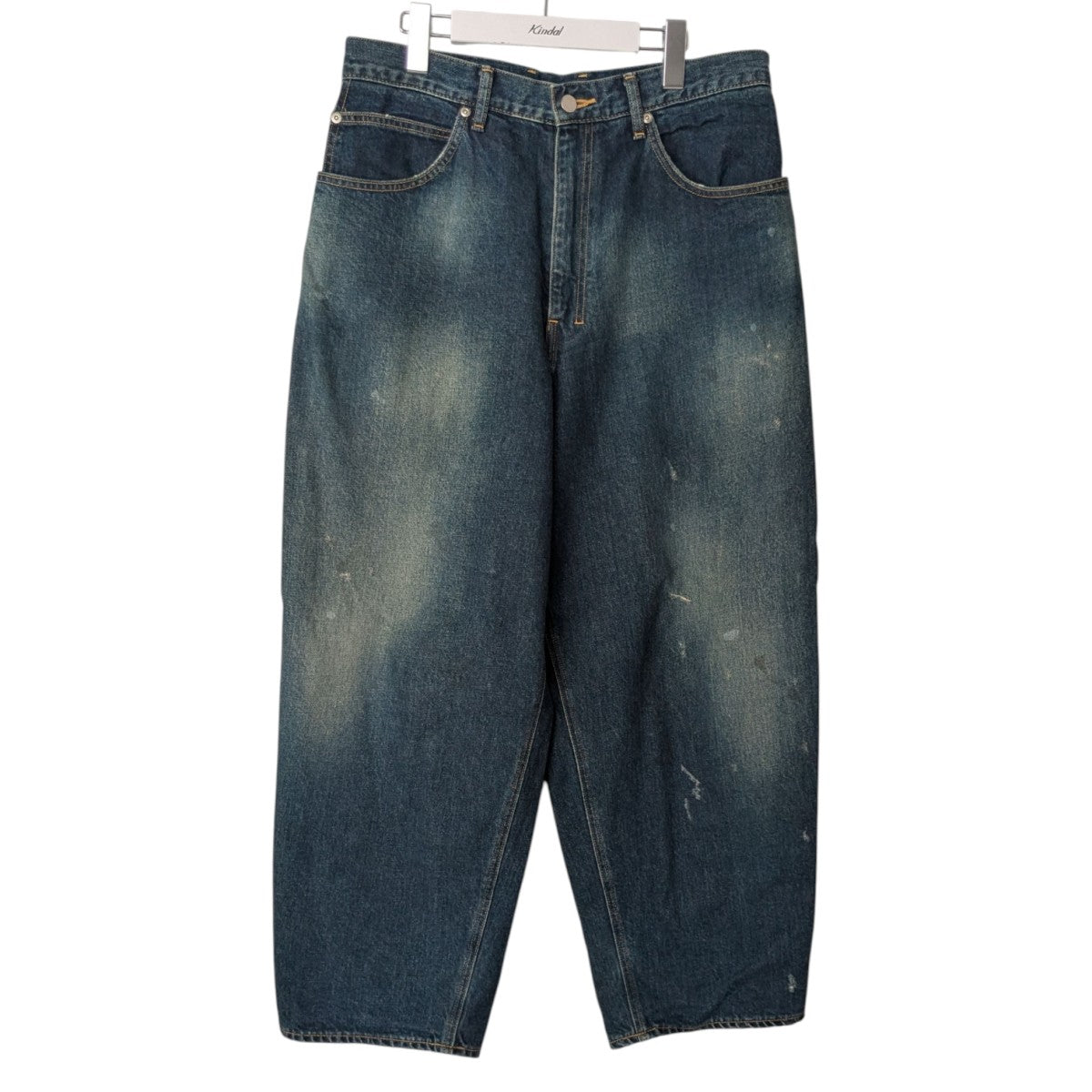 ANCELLM(アンセルム) AGING LOOSE TAPERED 5P DENIM PANTSルーズ