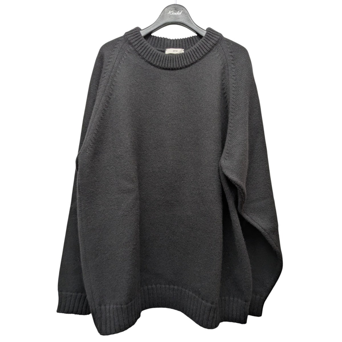 ATON(エイトン) WASHI CASHMERE CREWNECK SWEATER和紙カシミヤ