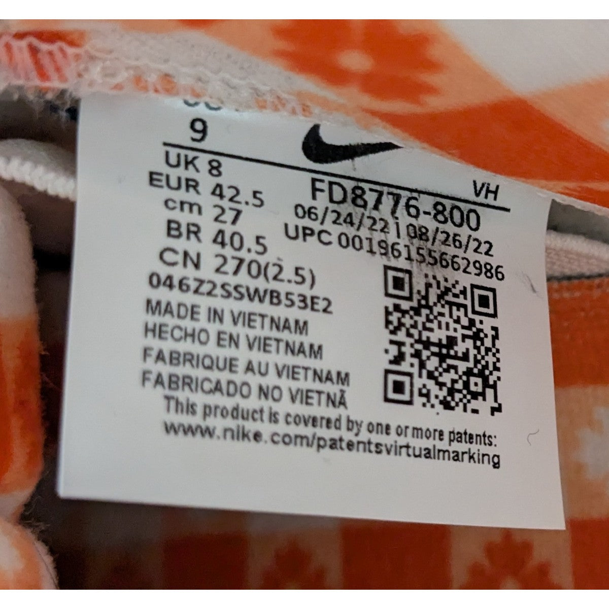 concepts×NIKE SB 「NIKE SB DUNK LOW OG QS Orange Lobster」スニーカー 古着・中古-7枚目のアイテム画像