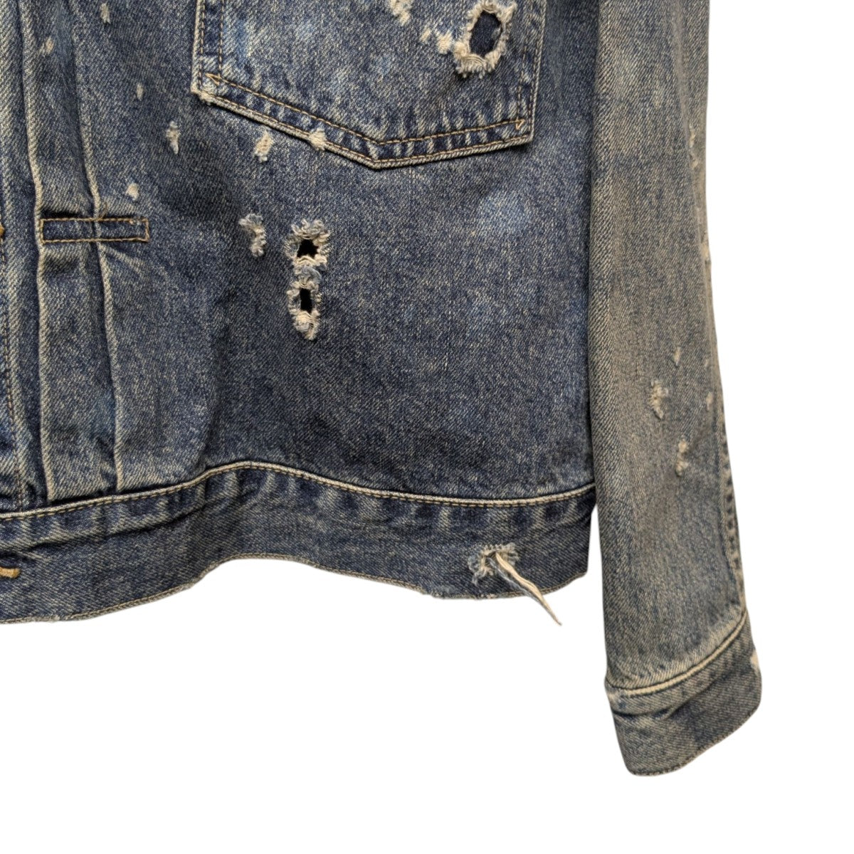 24AWSUPER DAMAGE 2PKT DENIM JACKETスーパーダメージデニムジャケット24AW D-3