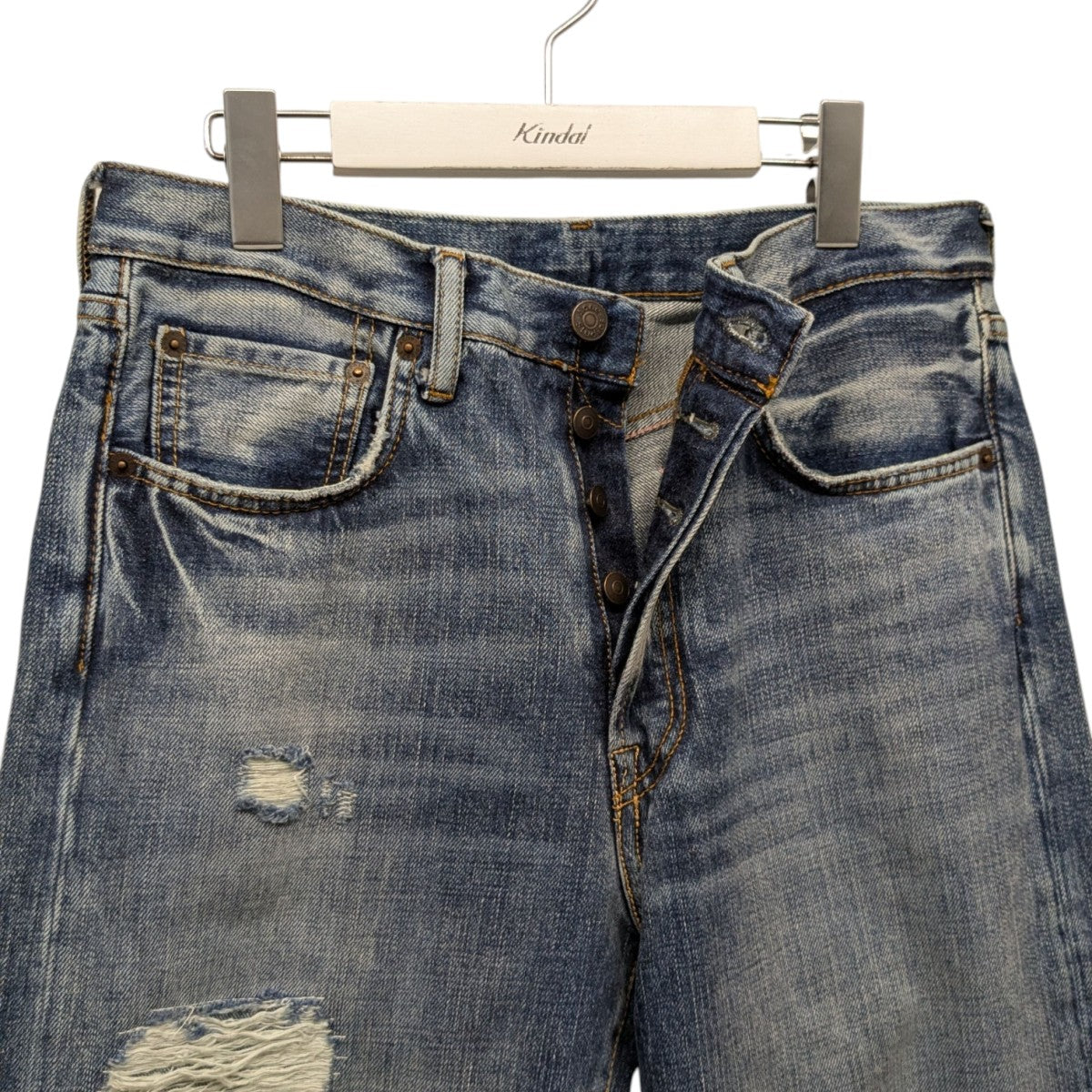 ACNE STUDIOS ダメージ加工デニムパンツB00241- 古着・中古-5枚目のアイテム画像