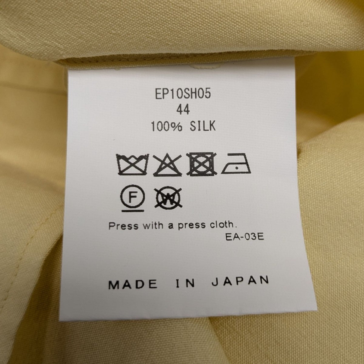 25AWStandard Silk ShirtシルクシャツStandard Silk Shirt