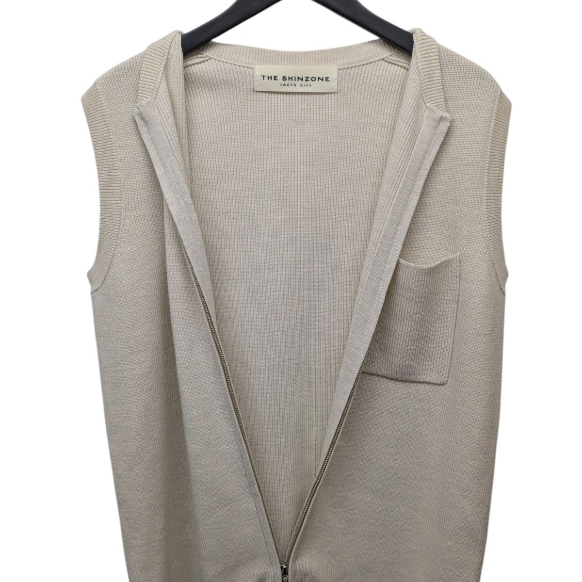THE SHINZONE LONG KNIT GILETロングニットジレ24AMSNI03 古着・中古-5枚目のアイテム画像