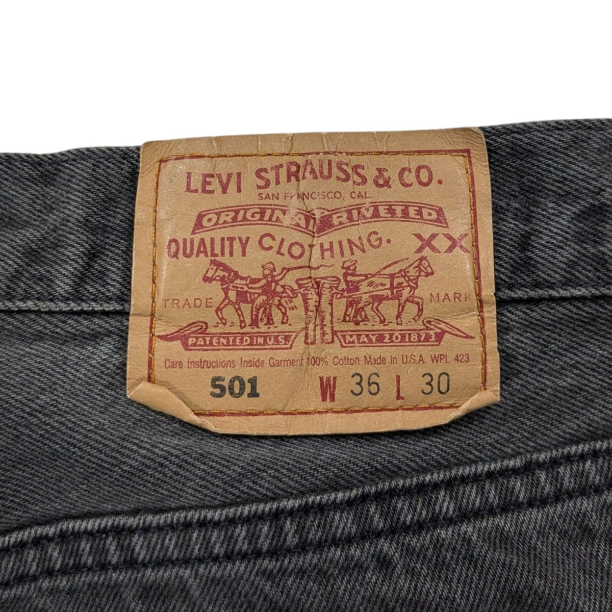 90s MADE IN USA トップボタン裏:653501デニムパンツ501-0660