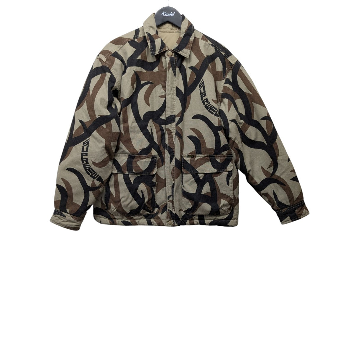 ジャケット・アウター Supreme Reversible Puffy Work Jacket Supreme(シュプリーム) 19AWReversible Puffy Work Jacketリバーシブル
