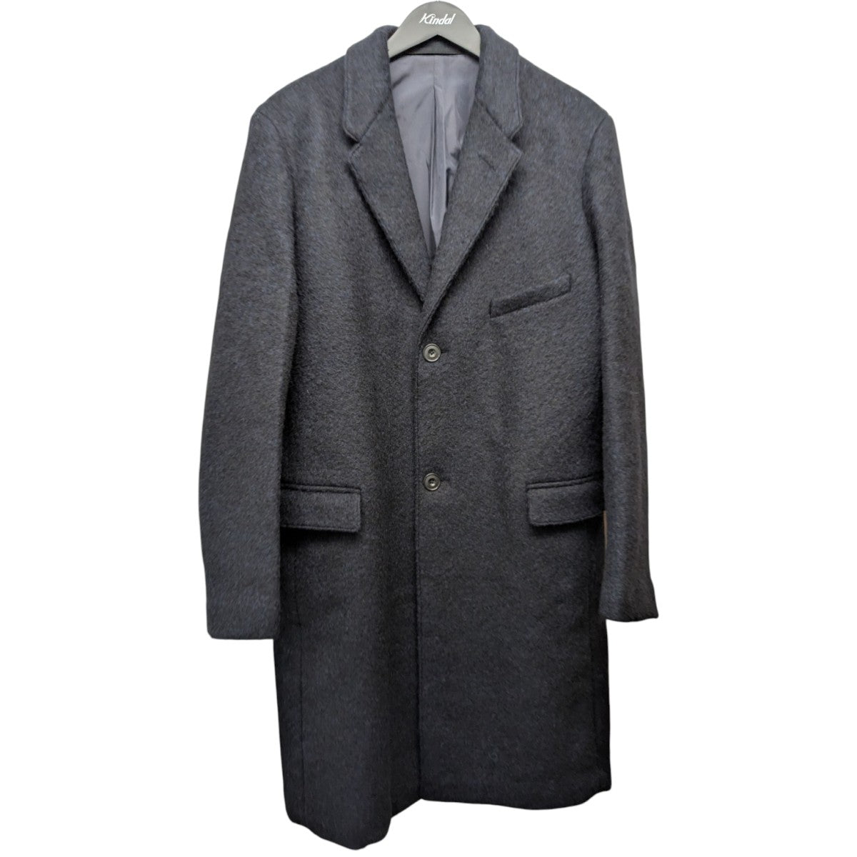 lemaire チェスターコート ブラック ソフト チェスターフィールドコート - Anthracite / Grey - ソフト