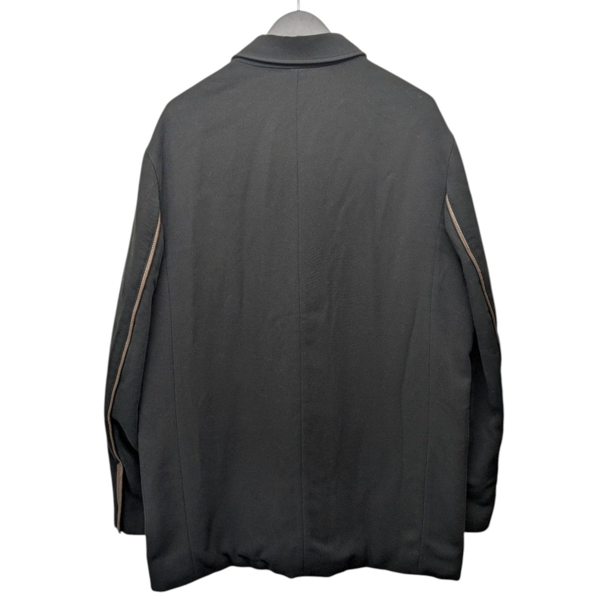 レザーパイピングハーフコート