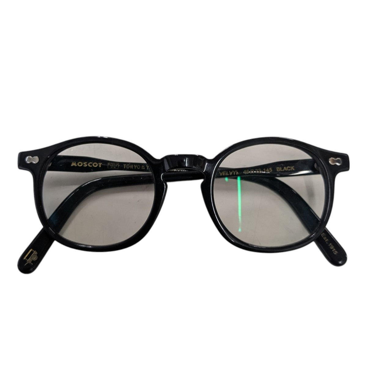 MOSCOT(モスコット) TOKYO YOKOHAMA限定「VELVYL」眼鏡 ブラック