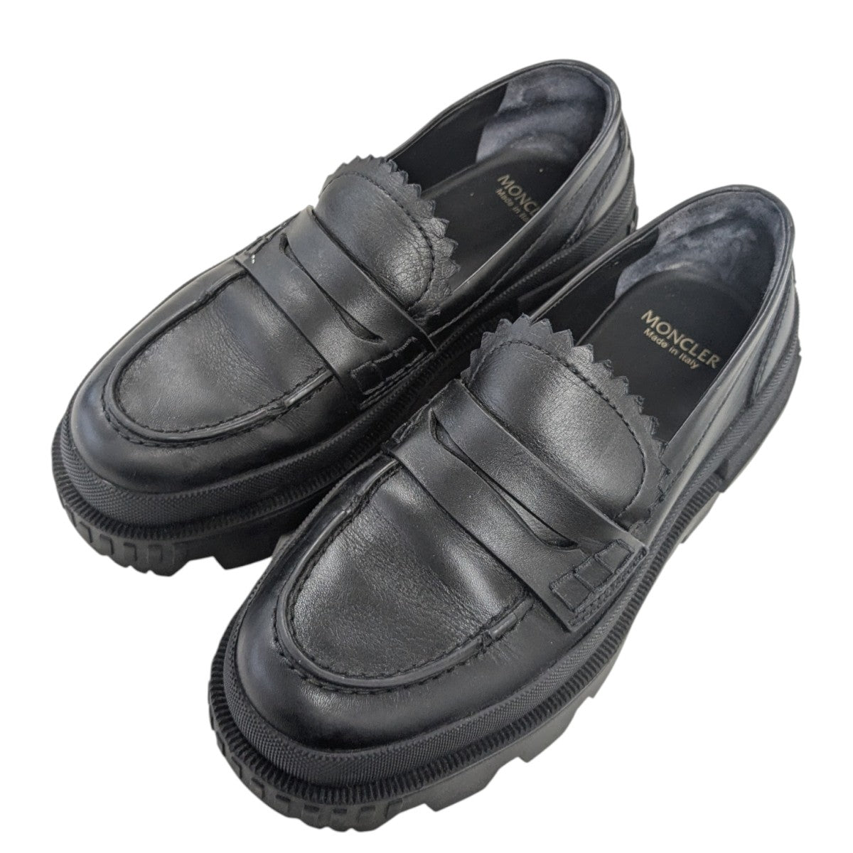 MONCLER(モンクレール) ペニーローファー ブラック サイズ 36 1/2